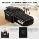 Sleeper Sofa Chair Bed - 3 In 1 Convertible Sofa