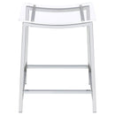 Staten - Backless Counter Stool (Set of 2) - Chrome