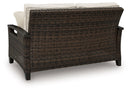 Monterey Point - Loveseat With Cushion - Dark Brown by Unique Piece Furniture