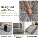 Double Human Dog Bed Loveseat - Extra Large Floor Couch