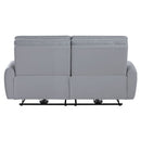 Jeromie - Power Motion Sofa With USB Port - Gray Synthetic Leather by Unique Piece Furniture