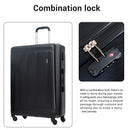 GigaTech 9-Piece Black Luggage Set With TSA Lock
