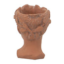 D6X9" Visage Head Bust Planter - Brown by Unique Piece Furniture
