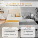 Platform Bed Frame With Tall Headboard And High Footboard by HouseOfZazla