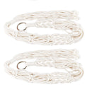 2Pcs Plant Hanger Flowerpot Net Bag 40in Cotton Rope Plant Hangers 4Legs Plant Hanger Fit For Round Or Square Plant Pot 4-11in