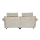 Modern Deep Seat Sectional Sofa With Ottoman
