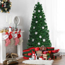 LED Optic Artificial Christmas Tree with Snowflakes by DirectDeals