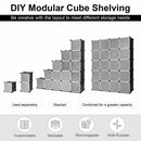 20-Cube DIY Plastic Cube Storage Organizer with Doors by LJGDeals
