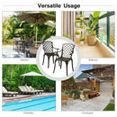 Outdoor Aluminum Dining Set of 2 Patio Bistro Chairs by LJGDeals