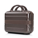 14"/20" 2-Piece ABS Spinner Wheel Luggage Set with Combination Lock and Cosmetic Case (Brown) by HouseOfZazla