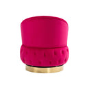 360 Degree Swivel Cuddle Barrel Accent Storage Chairs, Round Armchairs with Wide Upholstered, Fluffy Velvet Fabric Chair for Living Room, Bedroom, Office, Waiting Rooms