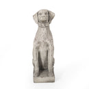 MGO Dog Decor Outdoor Dog Statue, Antique