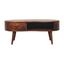 Wave Coffee Table With 1 Drawer by HouseOfZazla