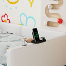 Platform Bed With Guardrail And Charging Station by Unique Piece Furniture