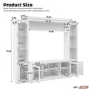 All-In-One TV Stand With Bookcase For TVs Up To 65" by HouseOfZazla