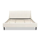 Aspen - Vertical Tufted Modern Headboard Platform Bed Set by Unique Piece Furniture