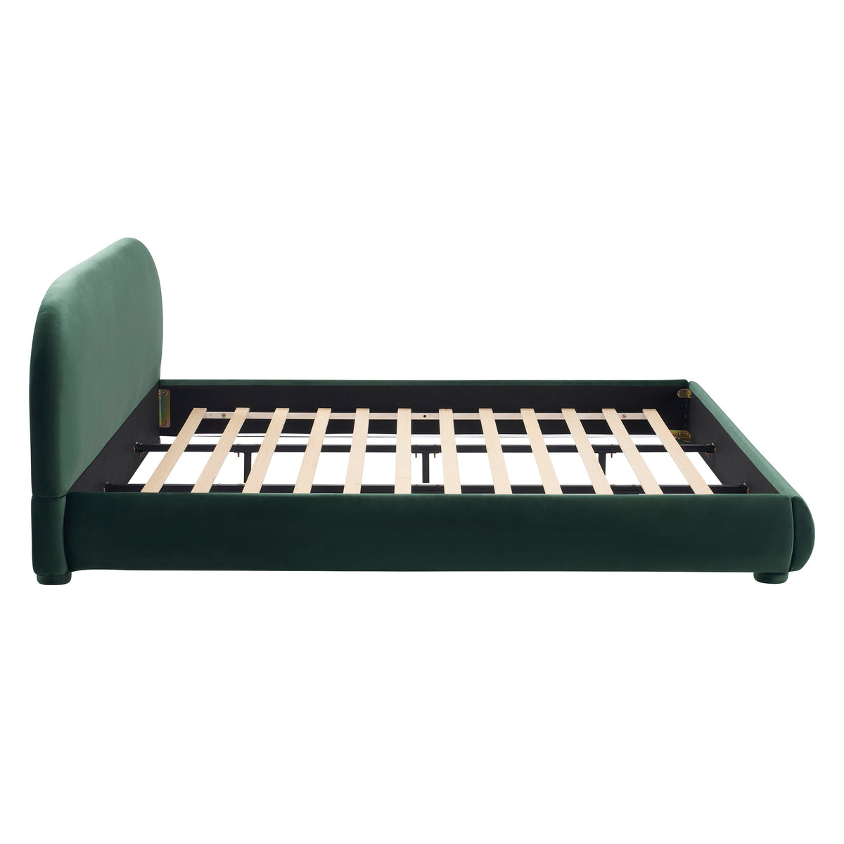 Dark Green Velvet Bed Frame, photo 8 of 10