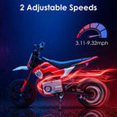 24V Electric Motocross Ride-On Motorcycle for Kids Ages 5-12