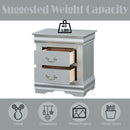 Louis Philippe III - Sleek Design Nightstand by Unique Piece Furniture
