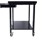 Transmission Teardown Work Station 1 / 2 Ton Capacity Sloping Drain Table Locking Drawer Removable Drain Basin Full-Width Lower Shelf Four 4" Caster Wheels by HouseOfZazla