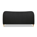 Roman - Curved Headboard Upholstered Platform Bed by HouseOfZazla
