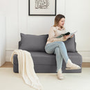 Foldable Sofa Bed Sleeper Lounge Chair with Pillow