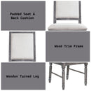 Leventis - Weathered Side Chair - Cream / Gray by HouseOfZazla