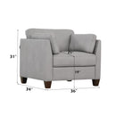 Matias Dusty Leather Chair by HouseOfZazla