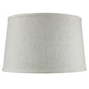 10"W 2 Light Swag Plug-In Pendant Light Textured Oatmeal with Diffuser White Cord