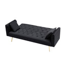 71-inch Foldable Double Sofa with American Retro Style by HouseOfZazla