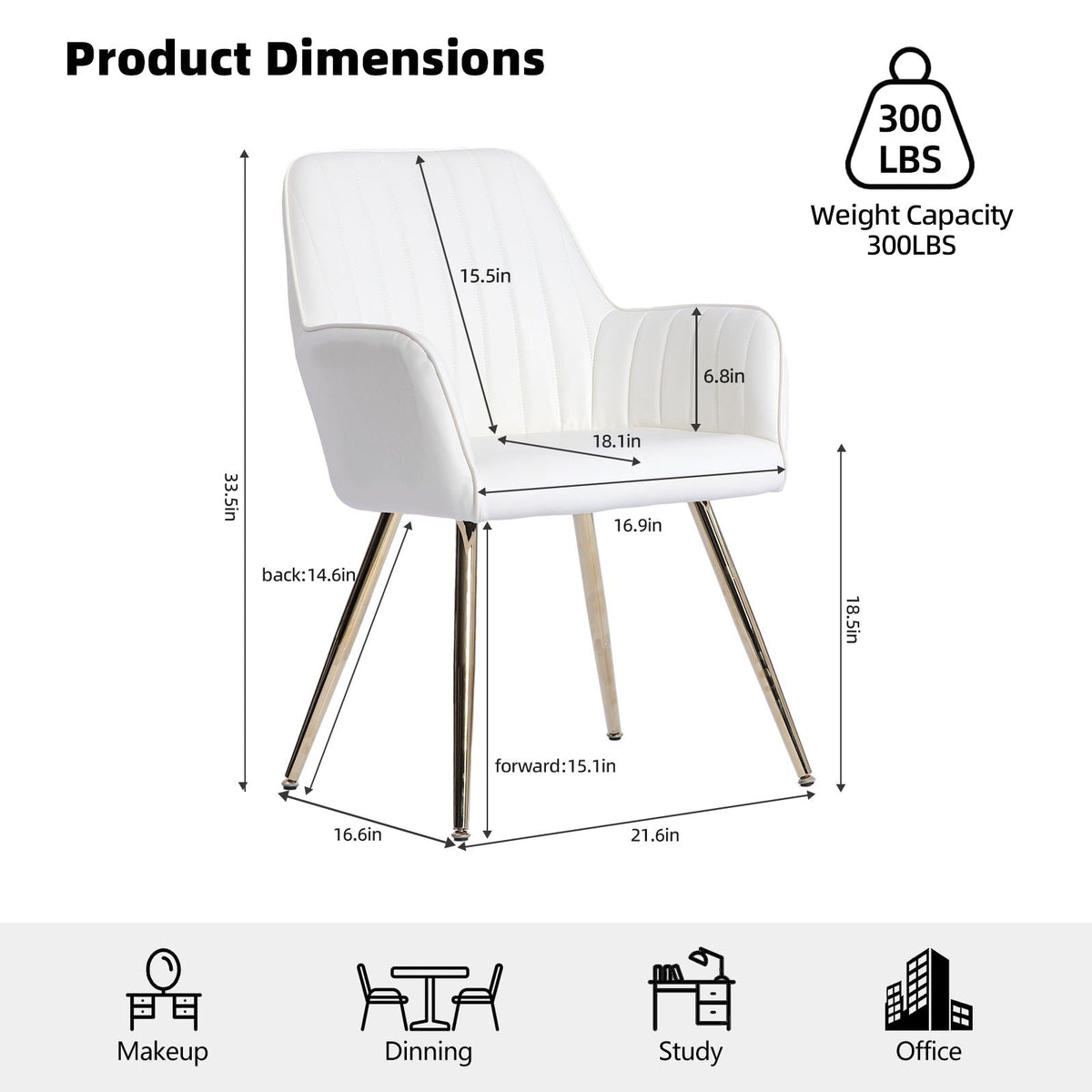 Modern Mid Back Dining Chairs, photo 28 of 35