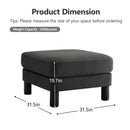 Ottoman Polyester - Dark