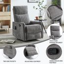 ComfortMax Dark Gray Recliner Chair