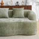 Modular L-Shape Sectional Sofa With Curved Chaise by HouseOfZazla