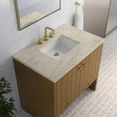 James Martin Hudson 36" Single Bathroom Vanity, Honey Oak