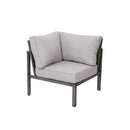 Walsh 4-Piece Aluminum Sectional Sofa Set