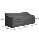 Shield Patio Outdoor 3 Seater Sofa Cover by HouseOfZazla