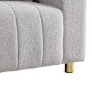 81.89"Teddy Large Modern Sofa with Gold Metal Legs,3 Seater Upholstered Sofa Love Seats Furniture for Bedroom, Apartment