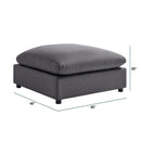 Cassandra - Sofa With Ottoman by HouseOfZazla