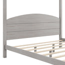 anopy Platform Bed With Headboard And Support Legs by HouseOfZazla