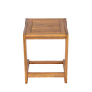 Ashwell Acacia Wood Side Table - Teak by HouseOfZazla