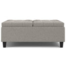 Harrison - Upholstered Coffee Table Storage Ottoman by Unique Piece Furniture
