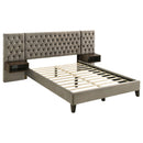 Kiah - Platform Bed With Floating Nightstands by HouseOfZazla