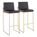 Fuji - Contemporary Design High Back Barstool by HouseOfZazla