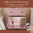 Robot LED Nightstand With 360° Rotating Drawer by HouseOfZazla