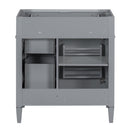 Bathroom Vanity With 2 Drawers And Tip-Out Drawer, Storage Cabinet by Unique Piece Furniture