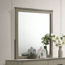 Joanna - Mirror - Weathered Gray by Unique Piece Furniture