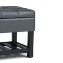 Saxon - Upholstered Transitional Storage Ottoman Bench by Unique Piece Furniture