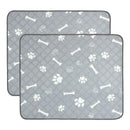 2Pcs Washable Pet Pee Pads For Puppy Kittens Dogs Cats Reusable Potty Mats Machine Washable Pet Training Pads Non-Slip Waterproof Absorbent Dog Crate