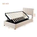 Upholstered Platform Bed With A Hydraulic Storage System by HouseOfZazla
